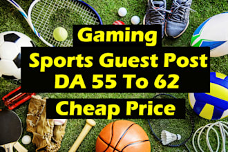 do high da guest post on gaming and sports blogs