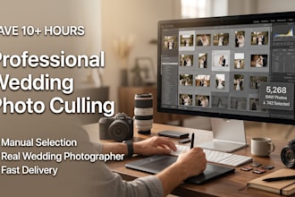 cull your wedding or event photos in lightroom