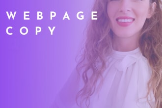 be your website copywriter