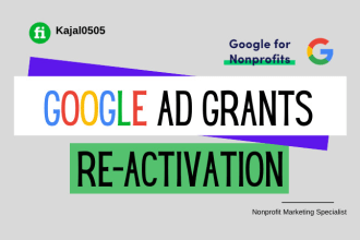 reactivate your google ad grants suspended account