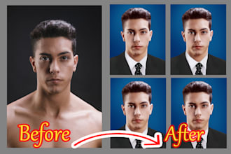 do passport visa size photo from any pictures very quickly