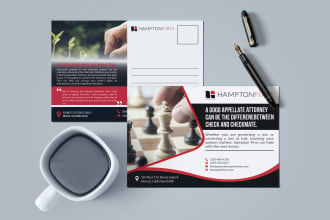 do postcard design for you