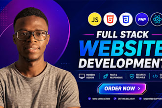 be your website developer, front end, full stack developer