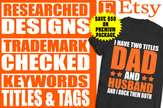 design selling etsy t shirt designs with keywords