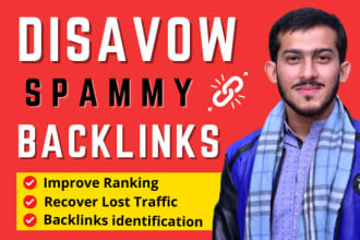 disavow bad, spammy toxic backlinks and remove moz spam score from your site