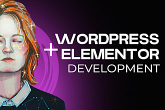 create a full service wordpress website using elementor pro