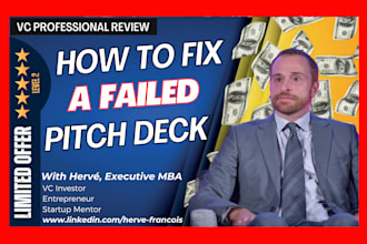 review and give you feedback on your pitch deck as a vc professional