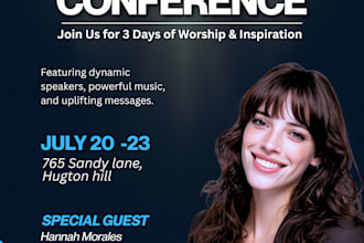 design an eye catching church, business, party flyer