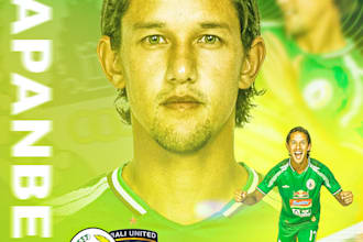 do matchday football poster design for you within 24 hours