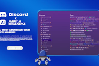 make ai powered discord servers