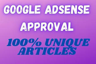 provide 35 seo friendly unique articles for adsense approval