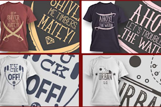 create trendy t shirt design