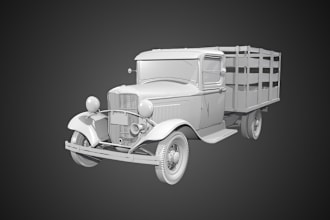 make 3d model of cars stl for 3d printing and rendering