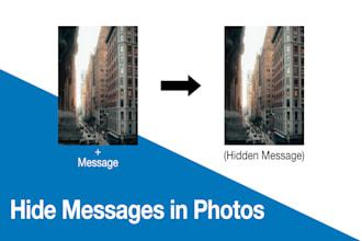hide messages in your image