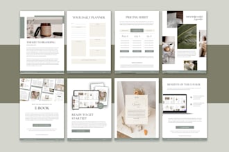 design a professional lead magnet, ebook, workbook
