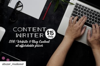 be your SEO website content writer, article, and blog writer