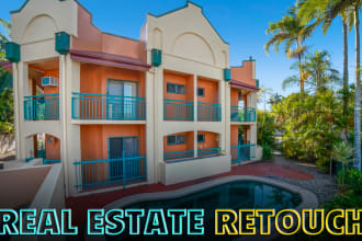 photoshop your real estate photo in high quality