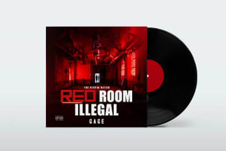 design album cover artwork and art for a single, mixtape