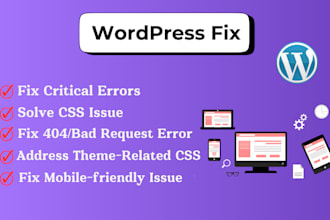 fix wordpress CSS, mobile responsiveness and critical errors