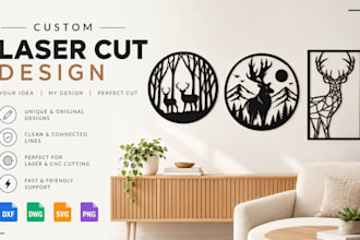 make metal wall art laser cutting, cnc design