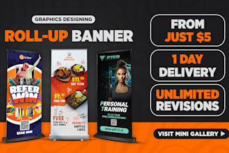 design roll up banner