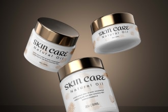 do luxury and minimal product skincare, cosmetics label design
