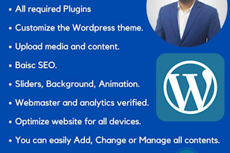 setup modern responsive wordpress website design in 24 hours