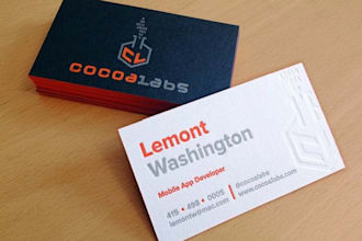 design an amazing double sided business CARD