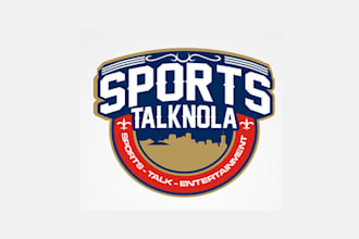 design clean sportstalknola logo