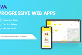 convert and fix pwa web application with offline support