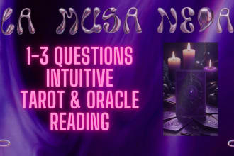 offer intuitive tarot and oracle readings