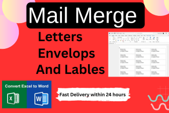 create avery labels, mailing labels, envelopes mail merge letters