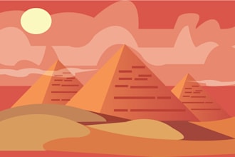 illustrate nature, mountains and others in 24hrs