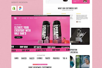 do an aesthetic figma website design