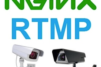 setup nginx rtmp,hls, IP cameras live streaming server