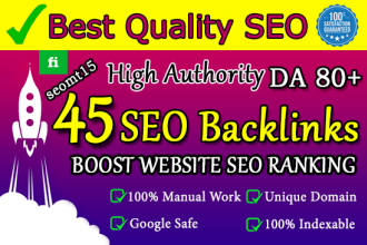create 45 USA powerful pr9 seo backlinks,linkbuilding manually