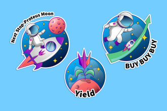 do unique set of crypto stickers for telegram and wats up