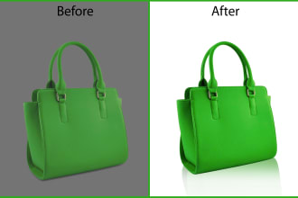 do product photo editing and product photo retouching and background removal