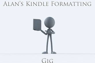 format your book for Kindle and Self Publishing