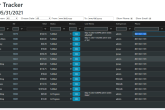 create bi report for fishbowl inventory