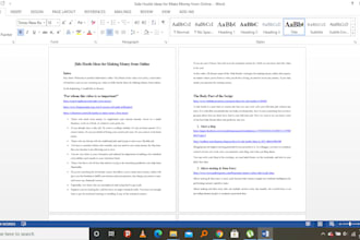 write scripts for voice over artists and for youtube videos