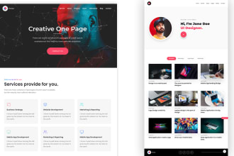 design a professional resume website on wix