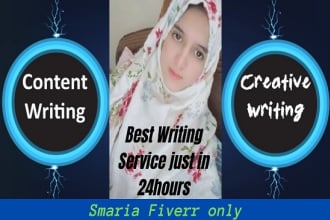 do SEO article and creative writing