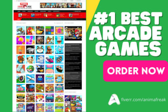 create the best arcade game website monetized with ads for you to earn