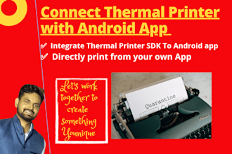 connect your android app to thermal printer