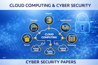 write cybersecurity, iot and cloud computing papers