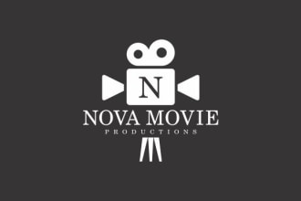 design a movie film production logo