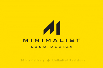 design creative modern minimalist logo for your business