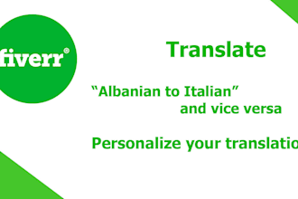 translate from italian and english to albanian and vice versa