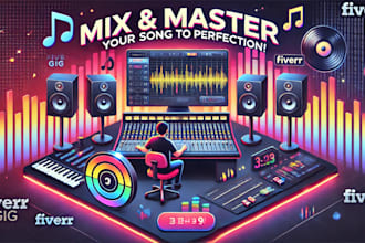 professionally mix and master any song in any kind of genre